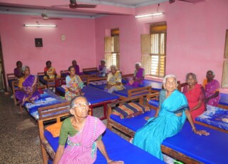 Old Age Home Bedroom
